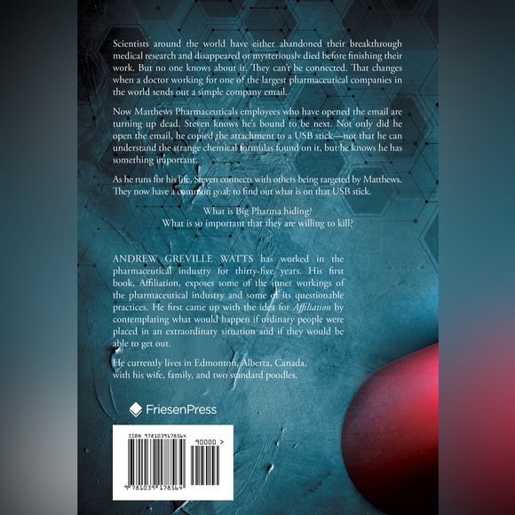 Mystery thriller ‘Affiliation’ by Andrew Greville Watts available NOW - Picture 2 of 2